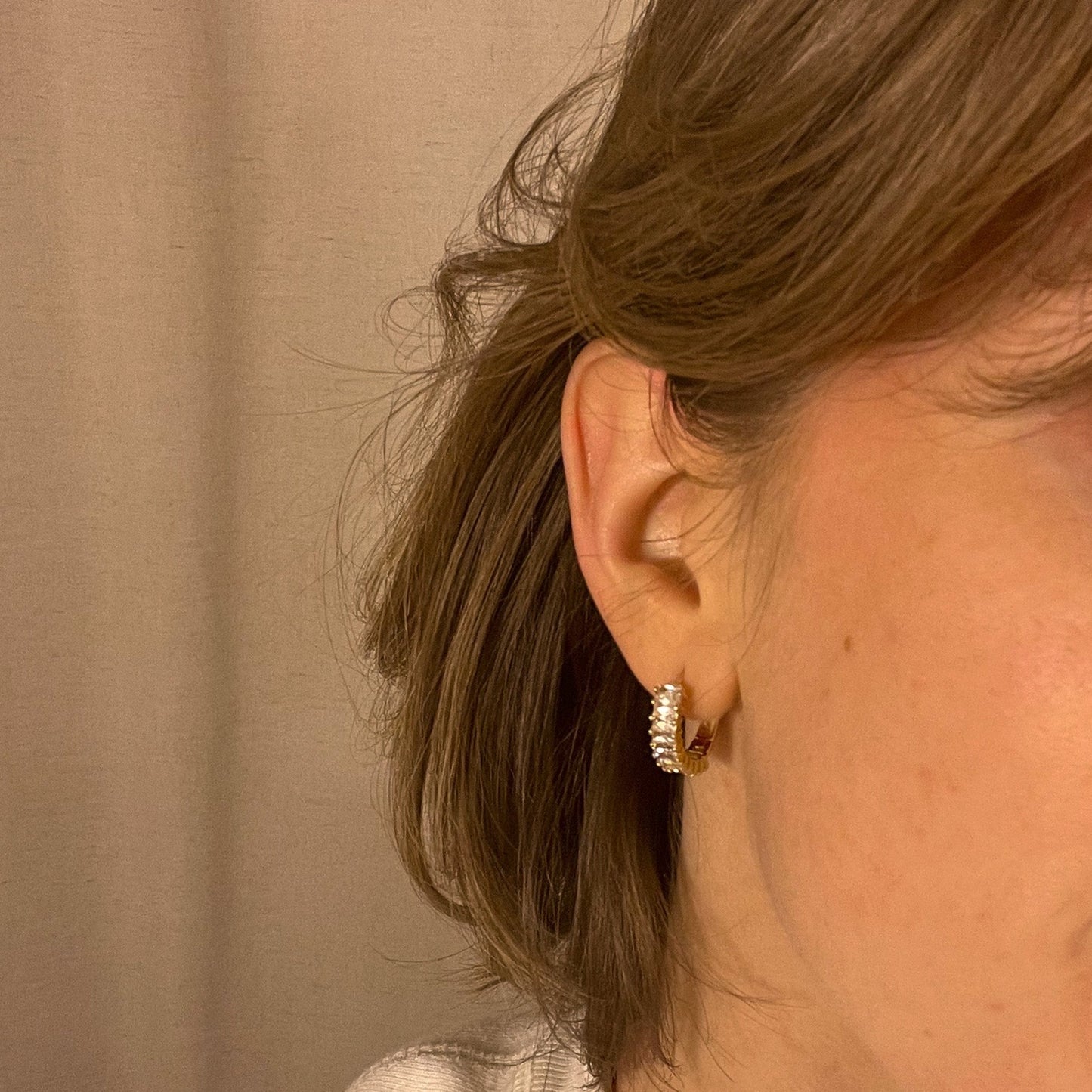 Diana Baguette Earrings